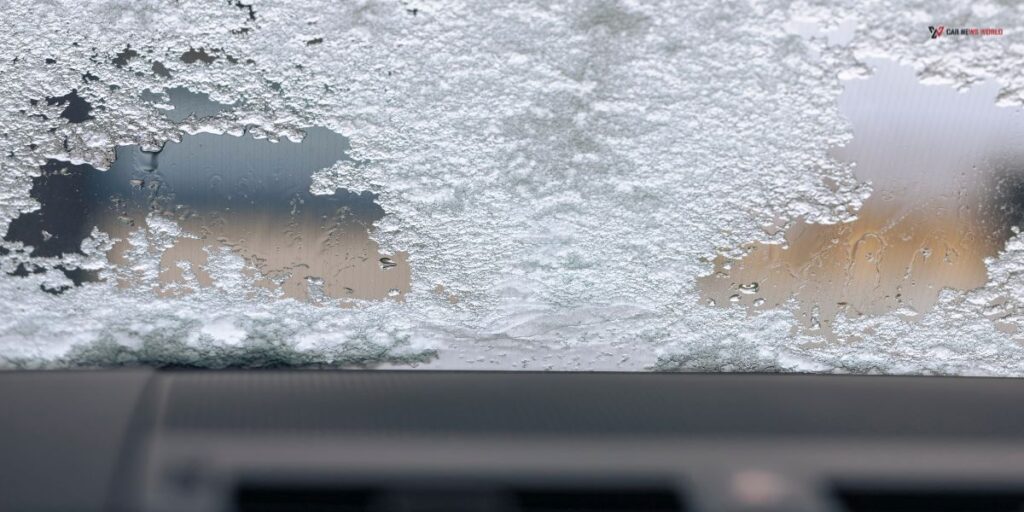 Windshield defroster heater